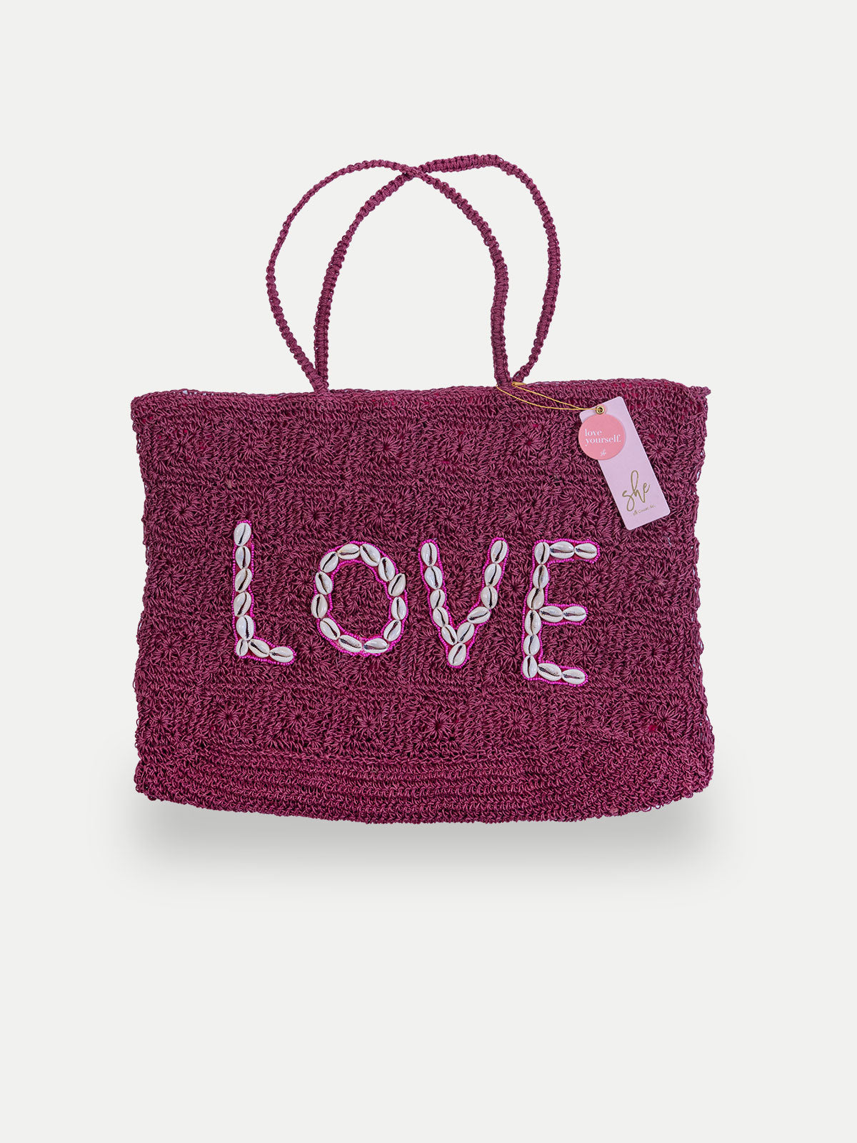 Bolsa de Playa - Love Pink Grande