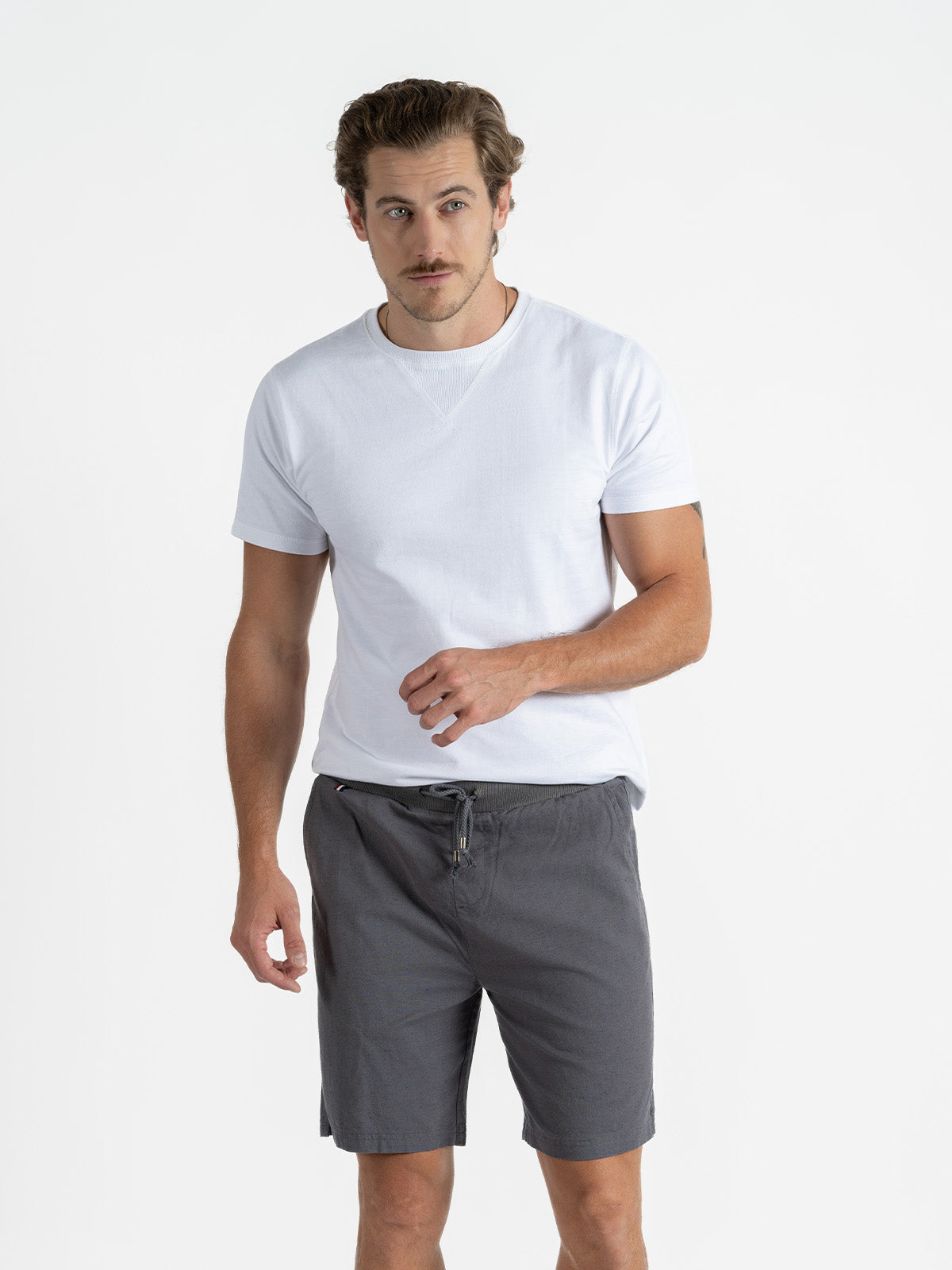 Bermuda Cotton Flex Gris