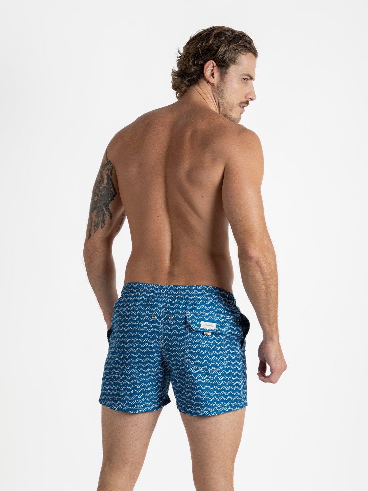 Traje de Baño para Hombre - Bañador Blue Thorns - Secado Rápido