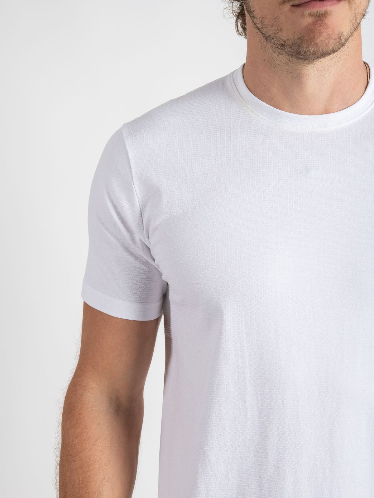 Playera para Hombre - Playera Cuello Redondo Blanco