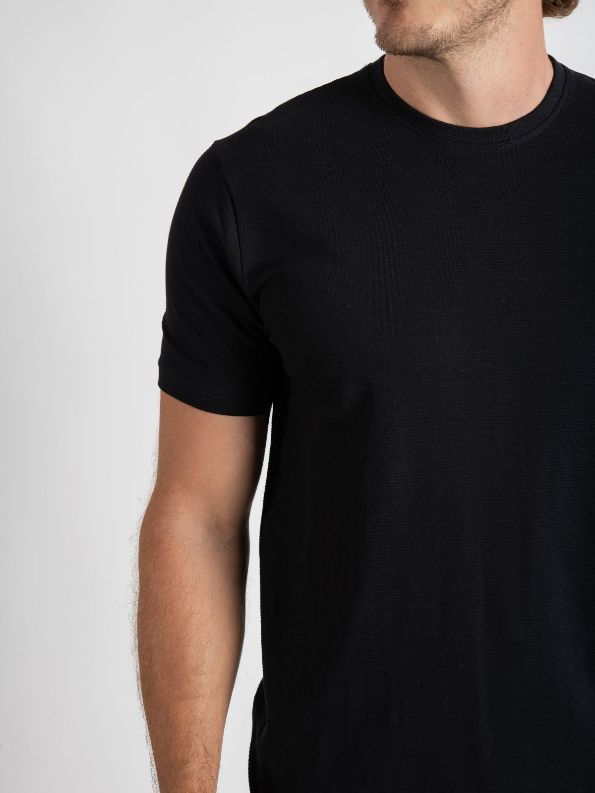 Playera para Hombre - Playera Cuello Redondo Negro