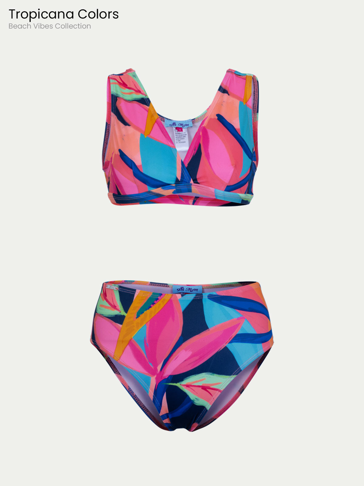 Traje de Baño Mujer - Tropicana Color Bikini Beach Vibes Collection - Secado Rápido