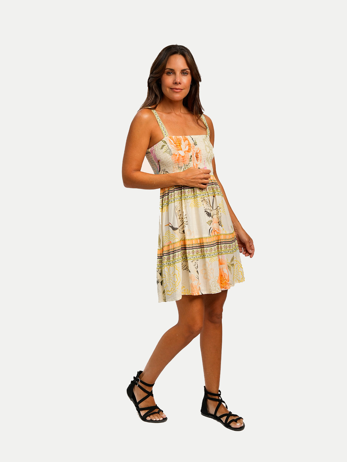 Vestido de Playa Mujer - Garza Mini Dress - Vestido Mini Garza