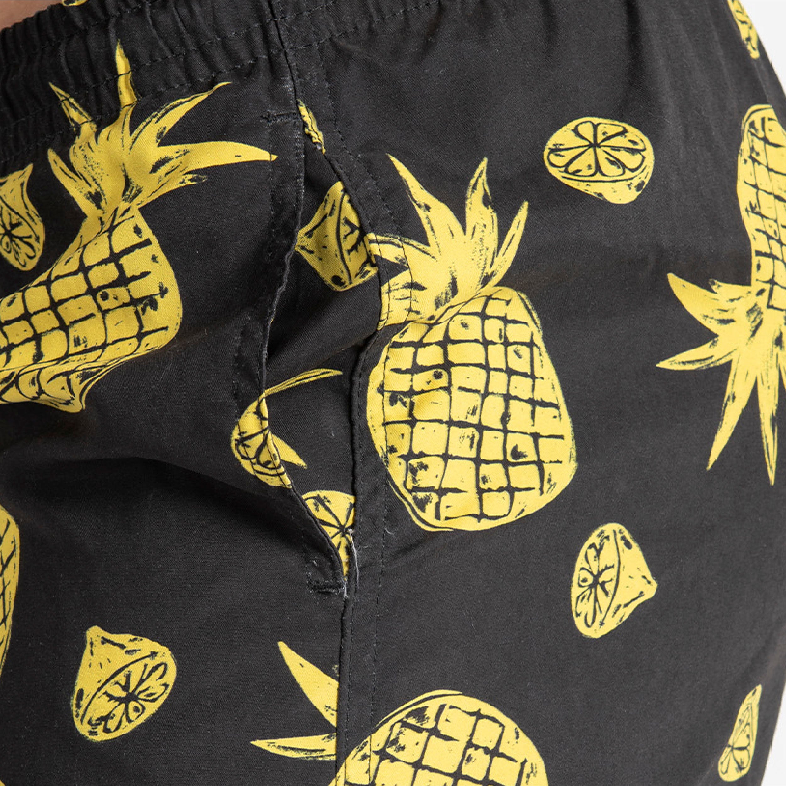 Traje de Baño Hombre - Bañador Gold Pineapple - Essential Collection S – XXL