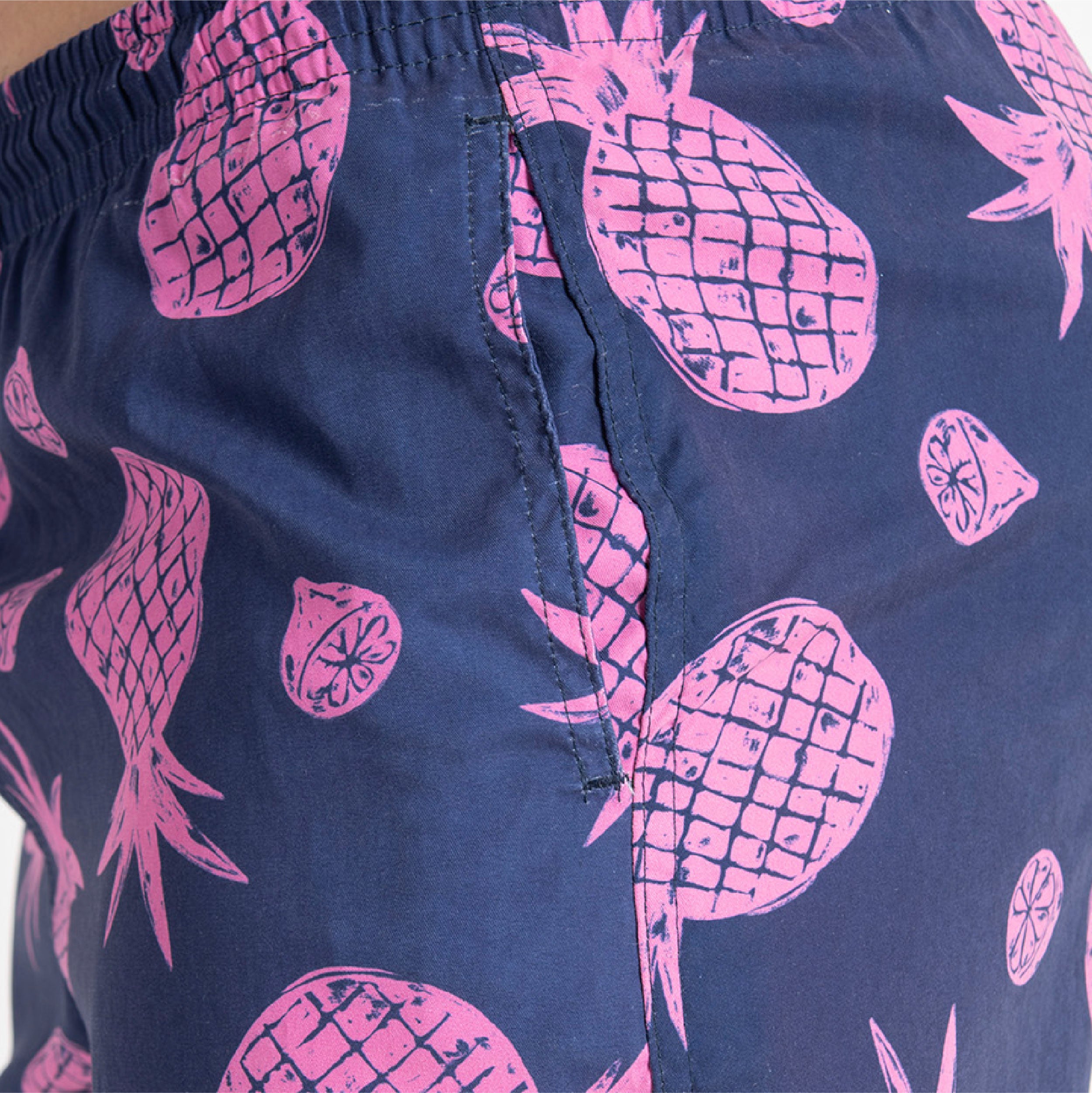 Traje de Baño para Niño Secado Rápido - Bañador Pink Pineapple - Essential Collection de 1 a 12 años