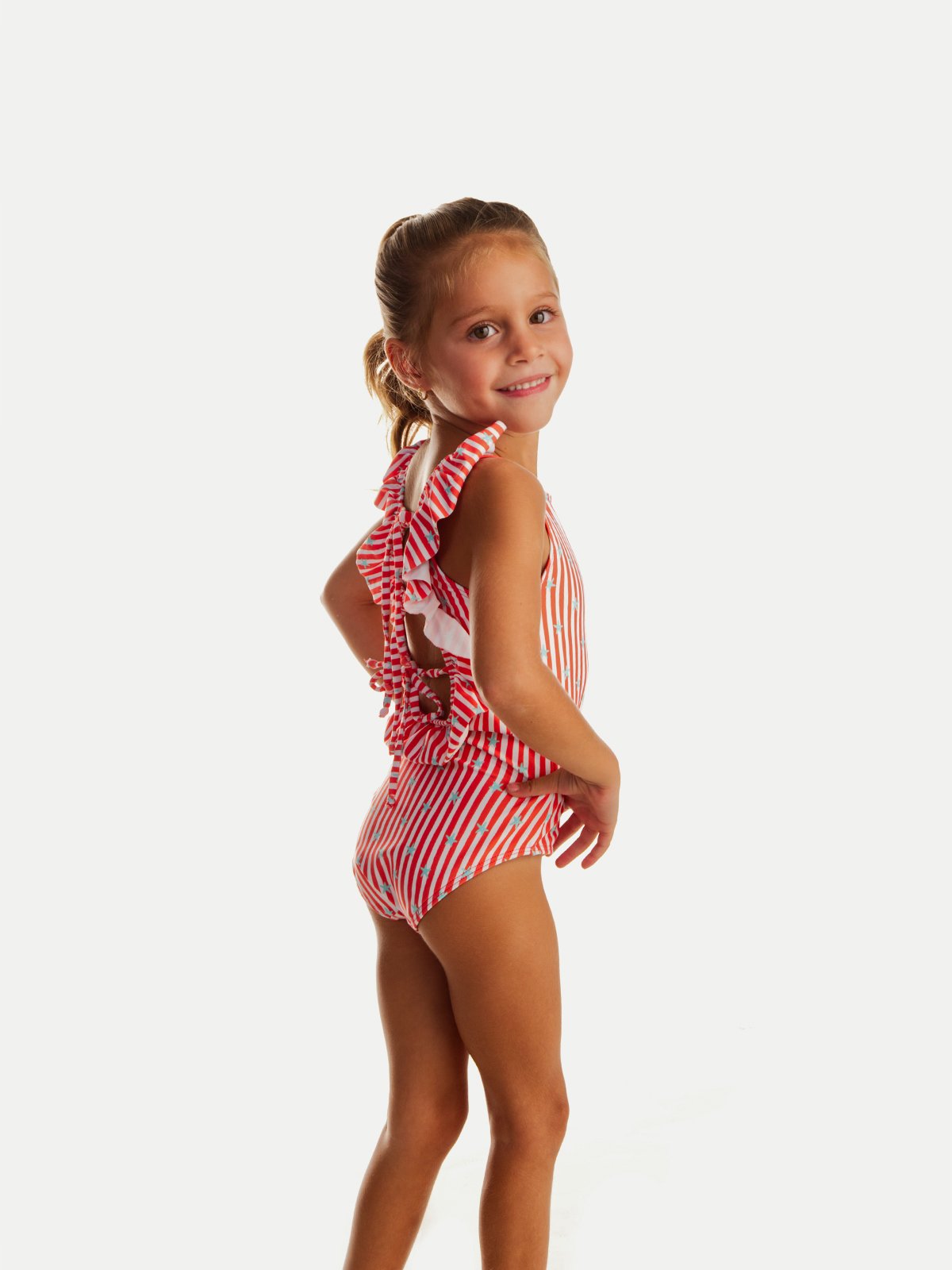 Traje de Baño Niña Entero - One Piece Circus Stripe - 6 Meses a 14 Años