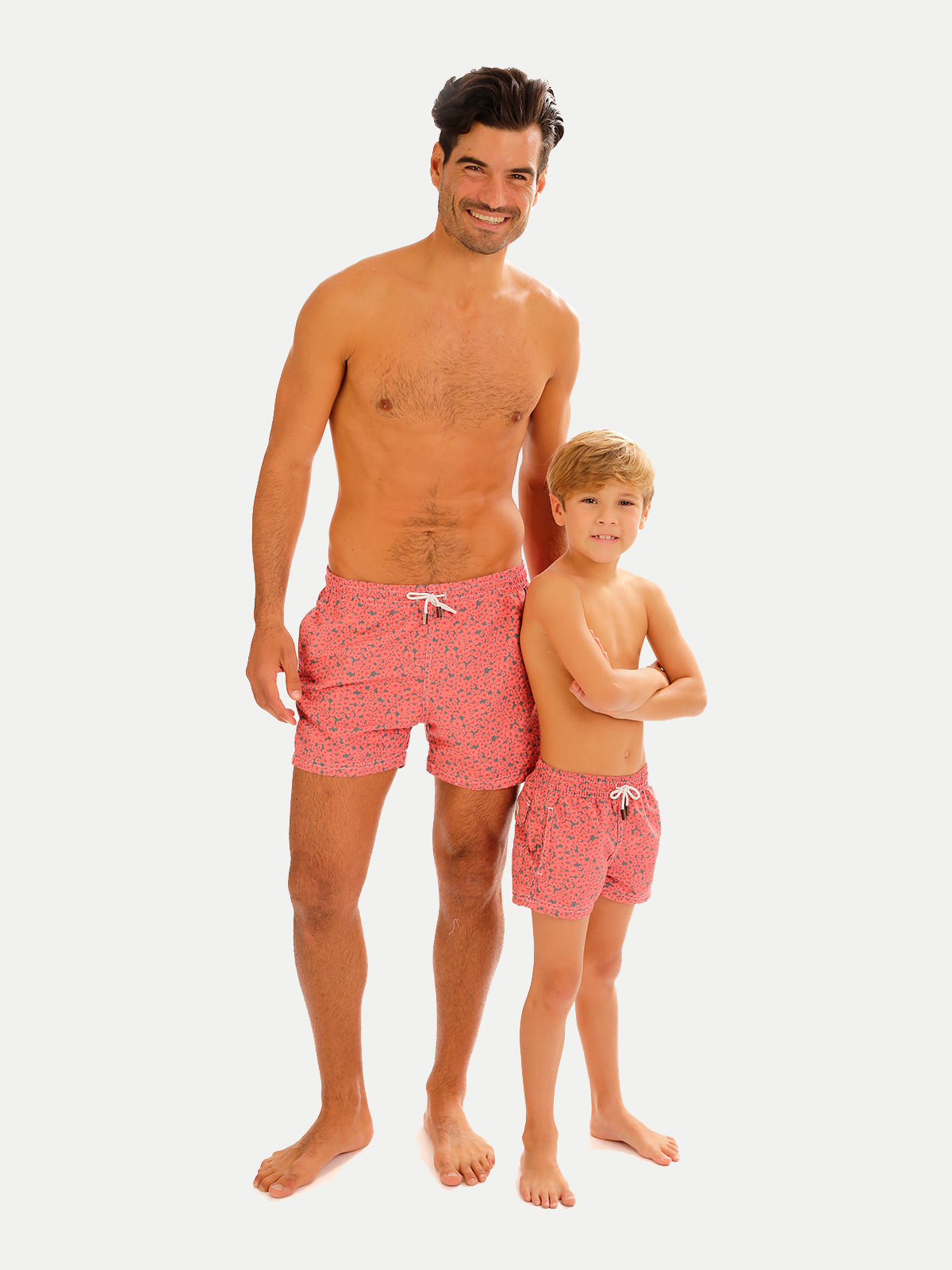 Traje de Baño Hombre - Bañador Dahlia Peach - Secado Rápido