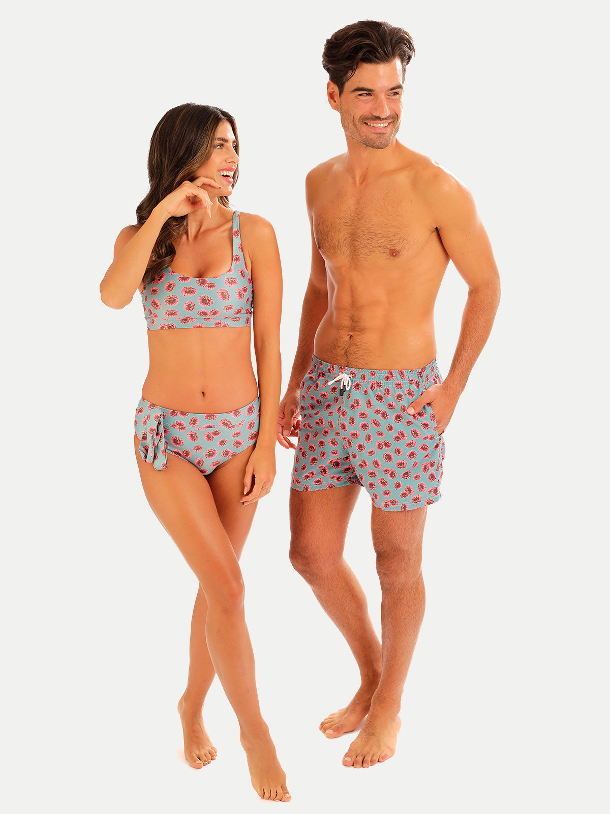 Traje de Baño Hombre - Bañador Lotus Pink - Secado Rápido