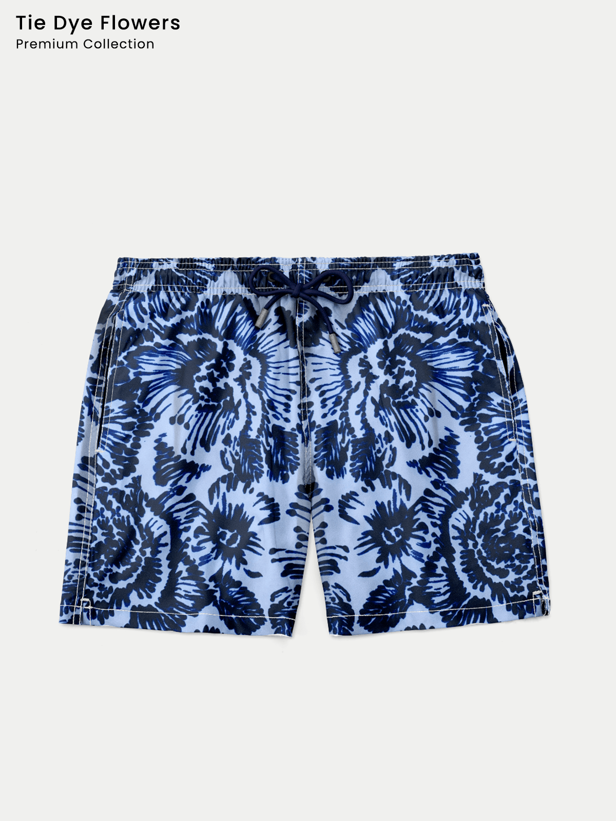 Traje de Baño Hombre - Bañador Tie Dye Flowers Premium Short - Fácil Secado