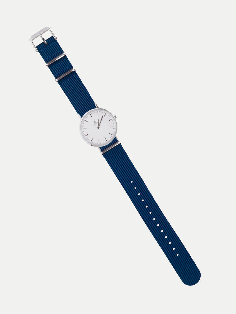 Correa De Reloj De Nylon Azul 22 MM – Ferro & Company Watches